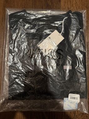 Figs Oversized Catarina V-Neck Top - Black